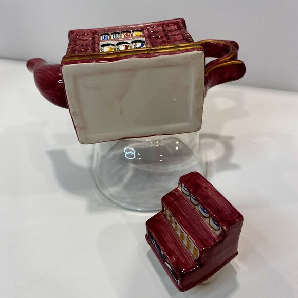 Seymour Mann Boutique shop cash counter tea pot (4" H. X 6" L X. 2"W ) - Picture 2 of 8